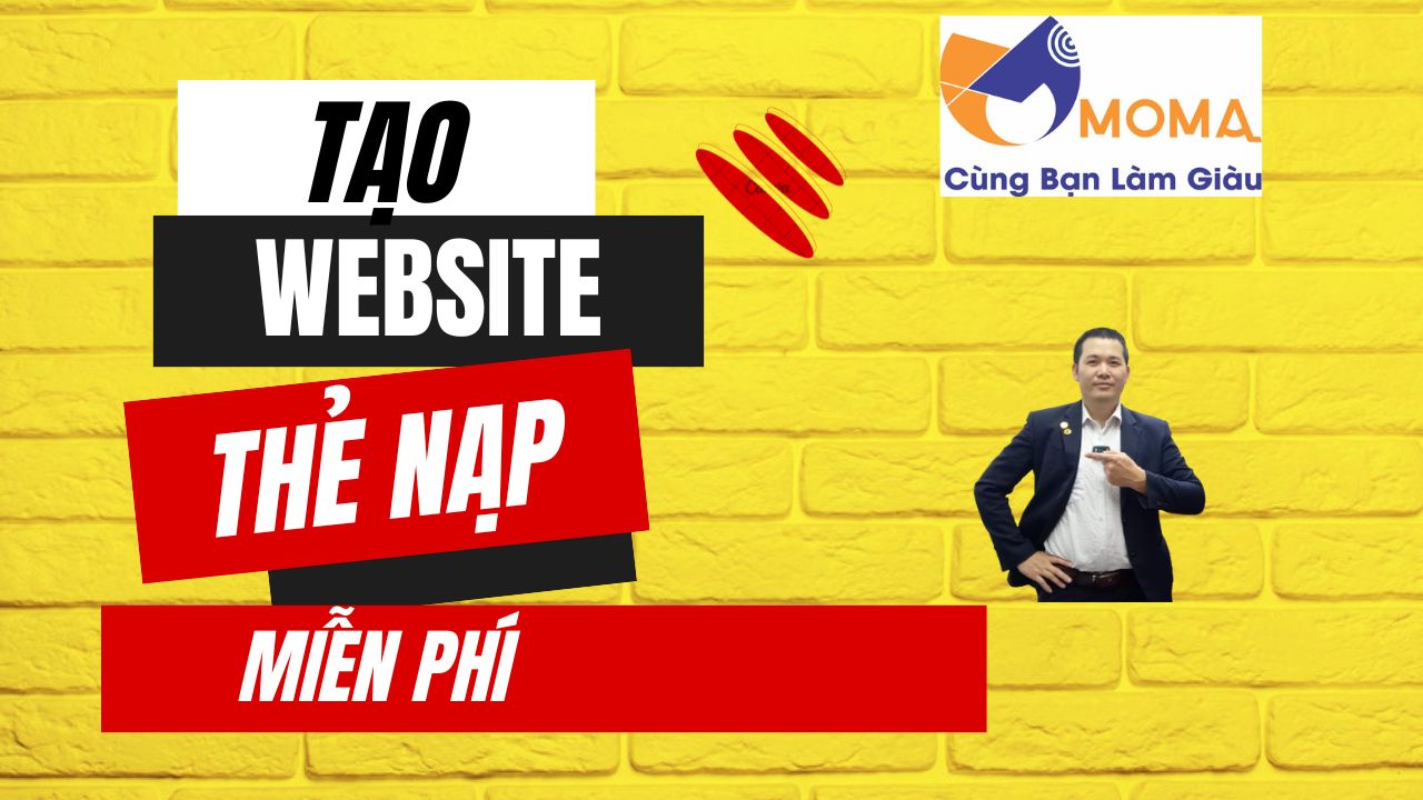 Thiết kế Website moma bán thẻ nạp online tốt nhất