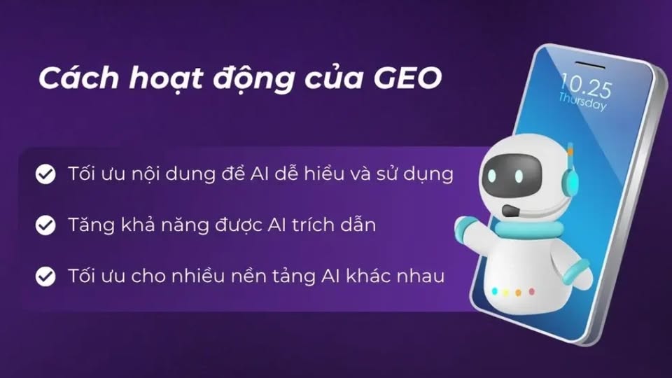 GEO LÀ GÌ? BÍ KÍP TỐI ƯU THƯƠNG HIỆU TRONG KỶ NGUYÊN AI