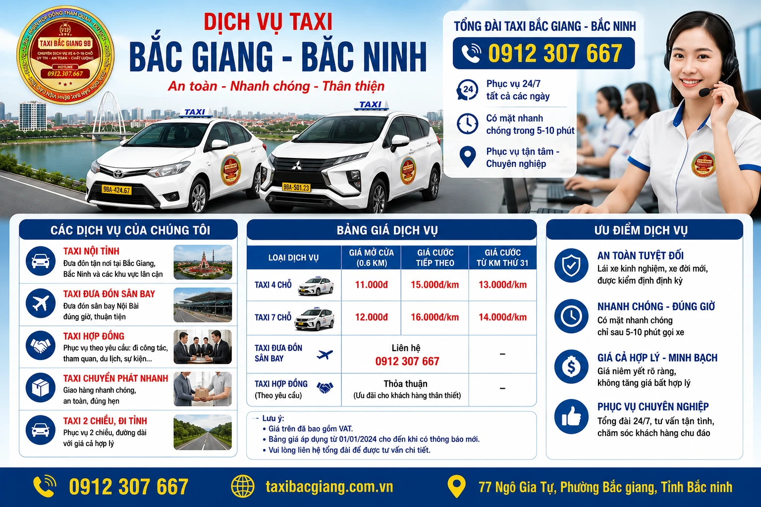 Taxi Bắc Giang
