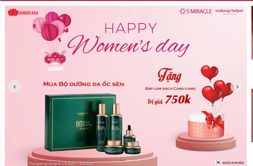 bán buôn mỹ phẩm genesisasia